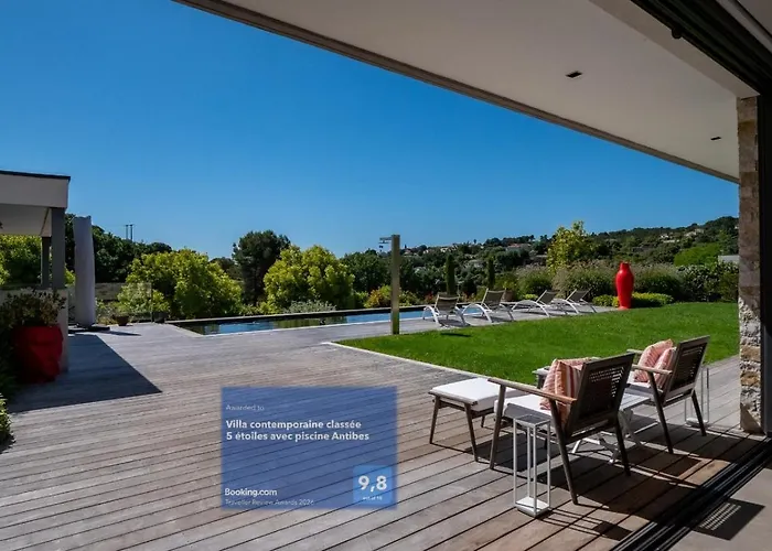 Villa Contemporaine Classee 5 Etoiles Avec Piscine *