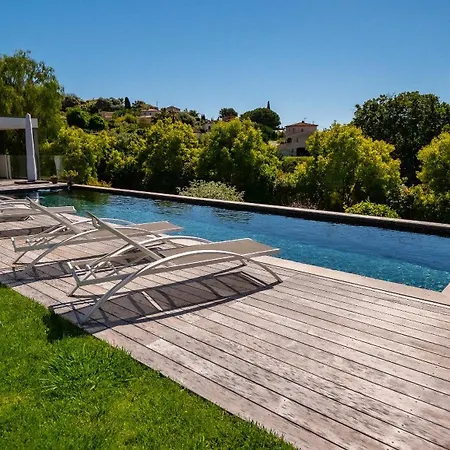 Villa Contemporaine Classee 5 Etoiles Avec Piscine Antibes